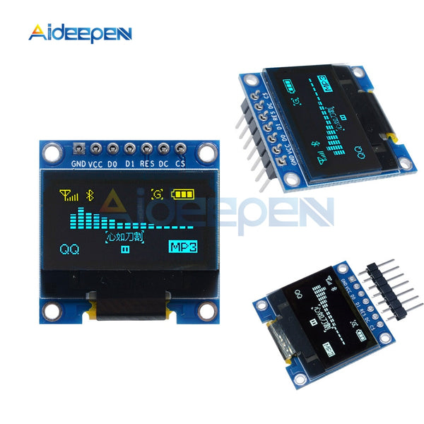 0.96 inch oled IIC Serial Blue OLED Display Module 128X64 160 Degree  Viewing Angle I2C LCD Screen Board For Arduino - AliExpress
