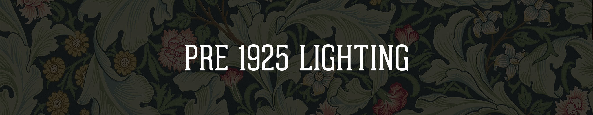 Pre 1925 Lighting