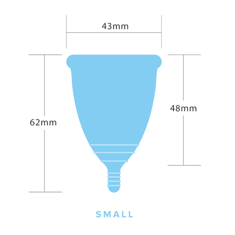 月経カップのサイズ（スモール）