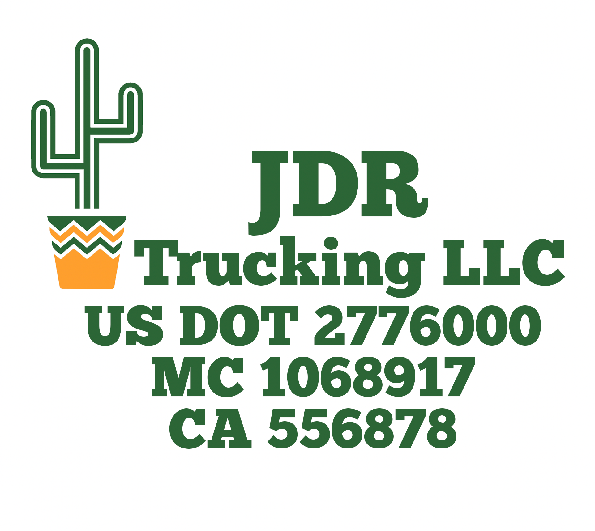 custom trucking usdot door decal sticker