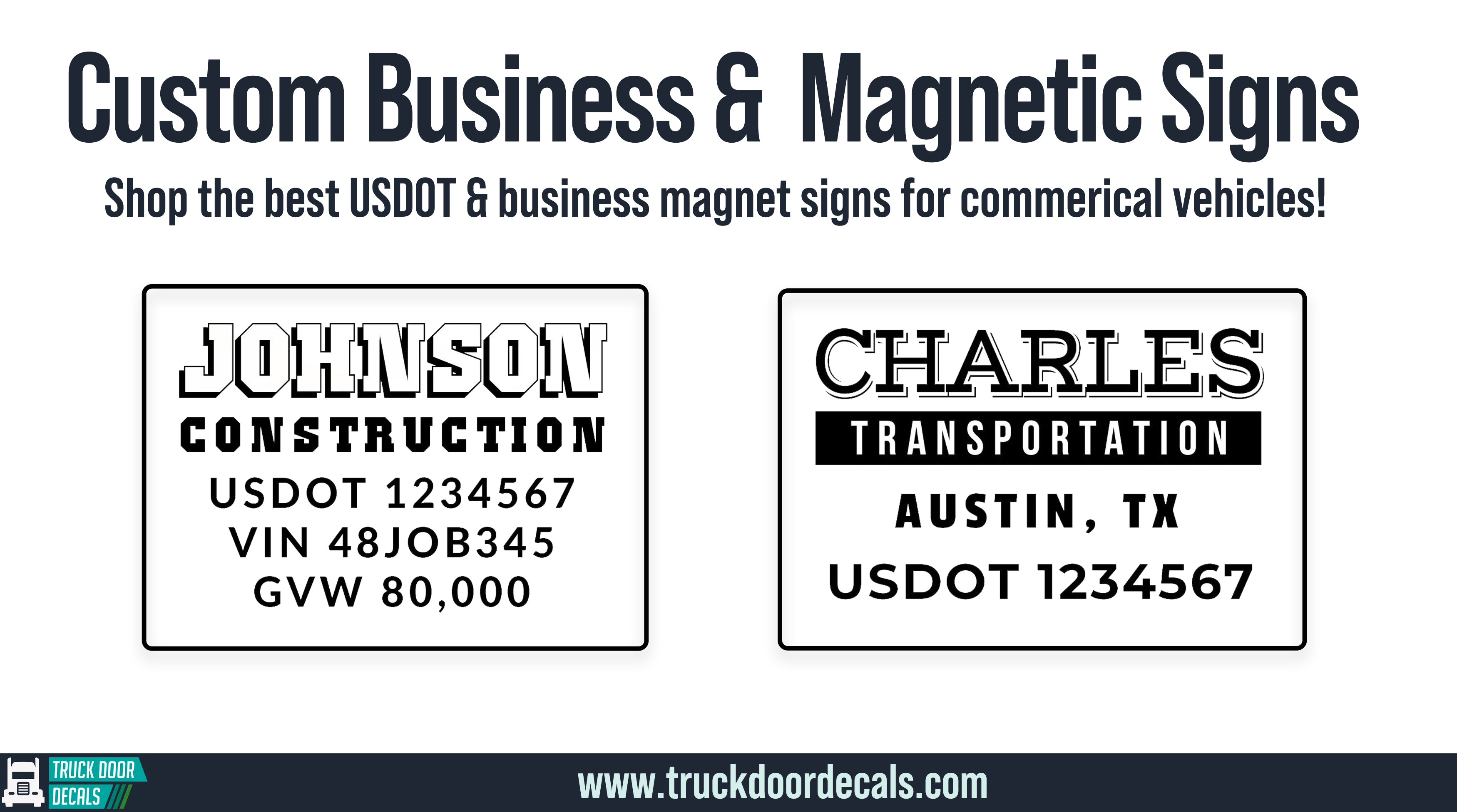 usdot magnetic sign decal sticker