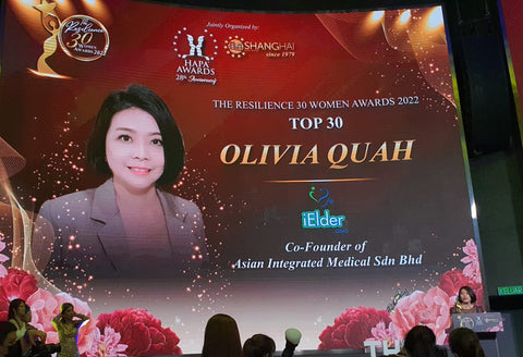 Olivia at HAPA award