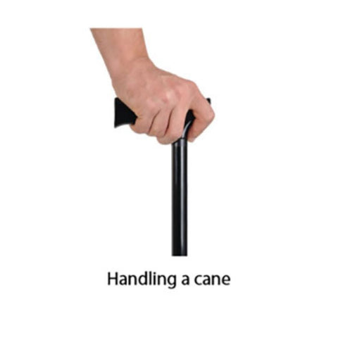 correct way to hold a cane
