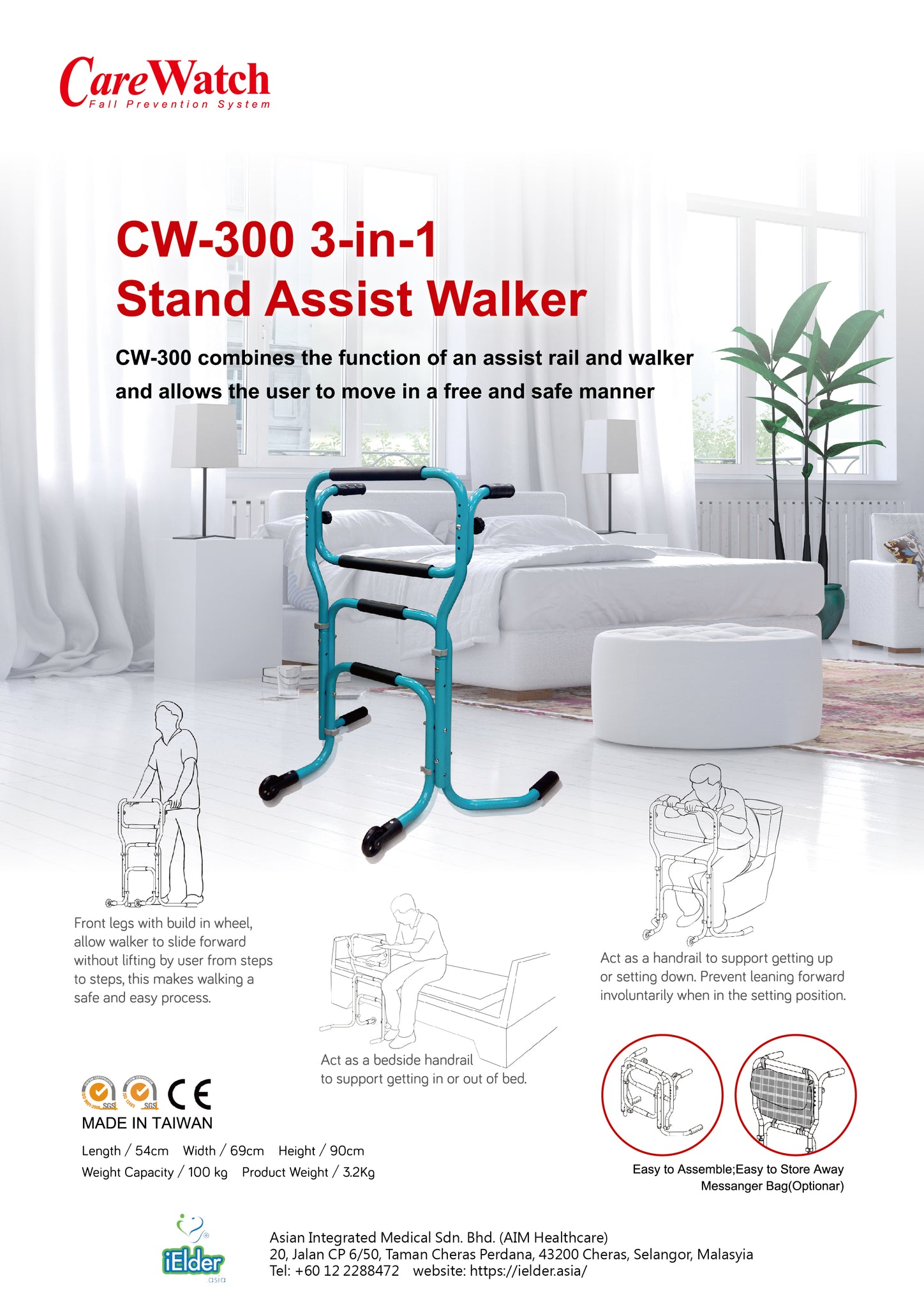 iElder stand assist walker