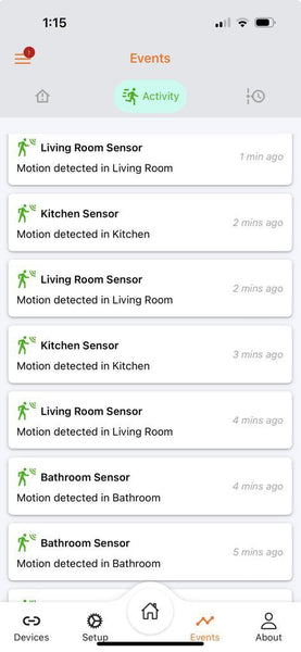 motion sensor blissfull life for elderly