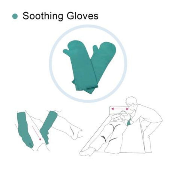 sarung tangan yang menenangkan untuk memindahkan pesakit dari katil ke katil