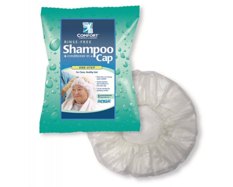 comfort rinse free shampoo cap