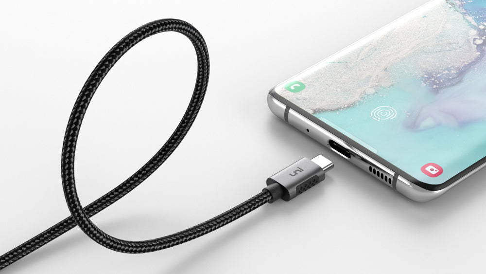 Cable de carga rápida uni® USB C, compatible universal