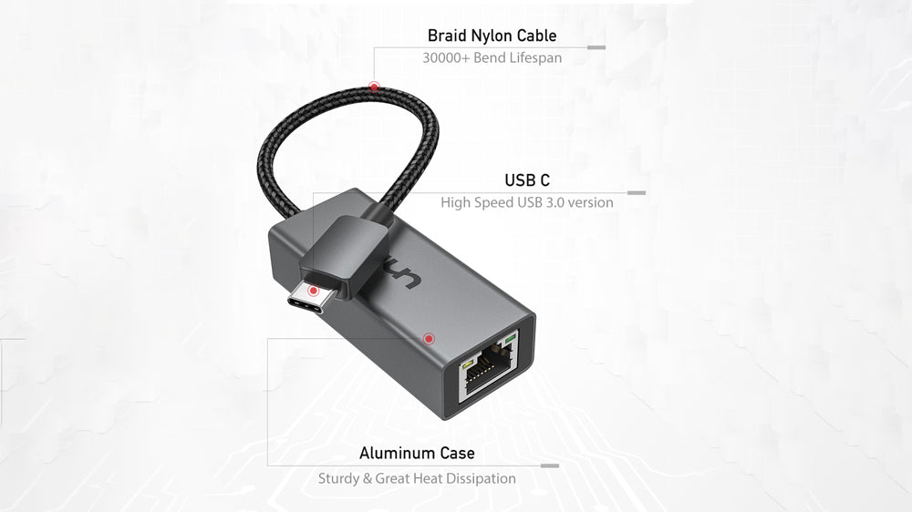 SWITCH PRO | USB-C to Ethernet Adapter