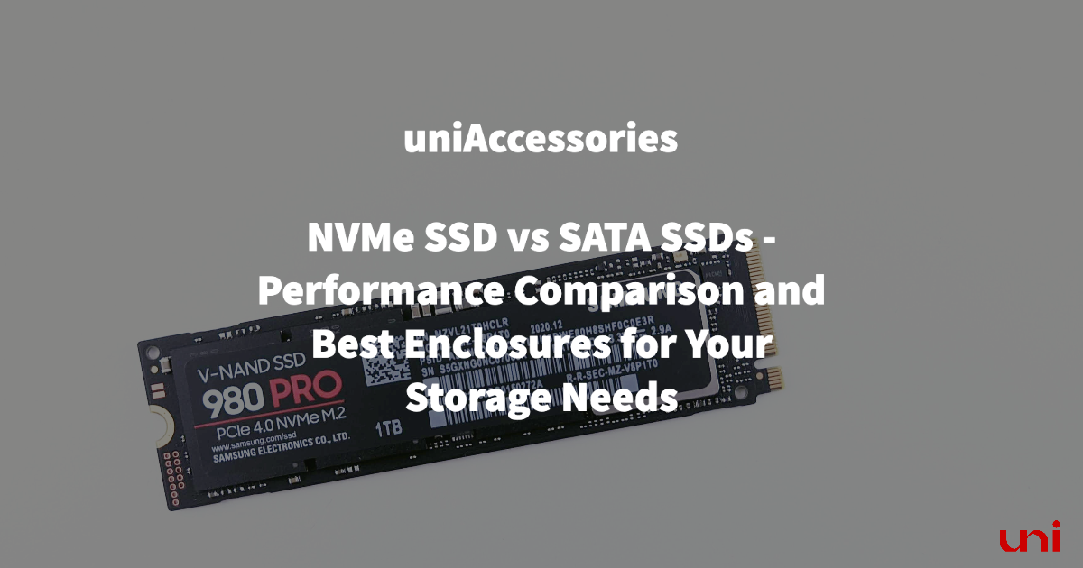 NVMe SSD vs SATA SSDs: Performance Comparison and Best Enclosures for Your Storage Needs