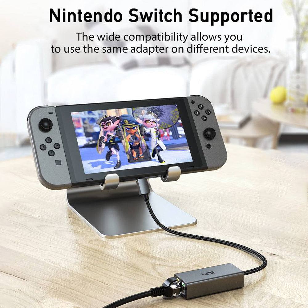 uni® Nintendo (Lite) Network Ethernet USB C Adaptor