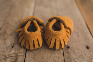 Original Suede Brown Moccasins – A Lump 