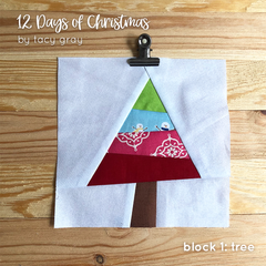 Christmas BOM block of the month pattern