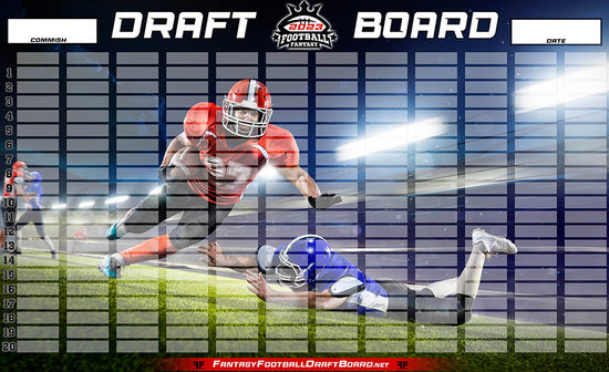 Next-Level Fantasy Football Draft Board Player Labels [Updated 2023-2024  Rookies]