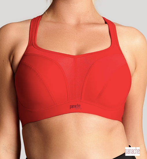 Panache Sport Underwired Sports Bra - Black - Curvy