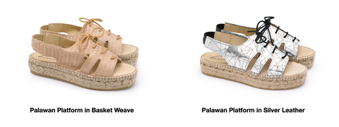 prism london palawan sandals in basket weave