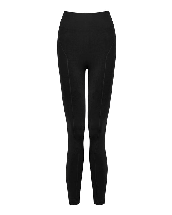 ABUNDANT High Waisted Leggings in Chocolate Brown - Flattering