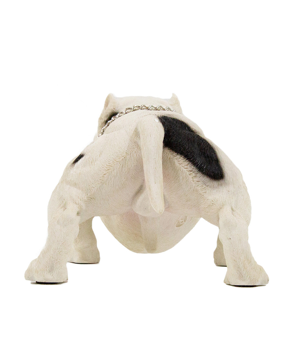 Handmade American Bully Exotic Statue 1:4 back view