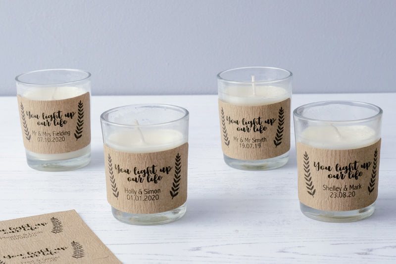 Candle Wedding Favours 