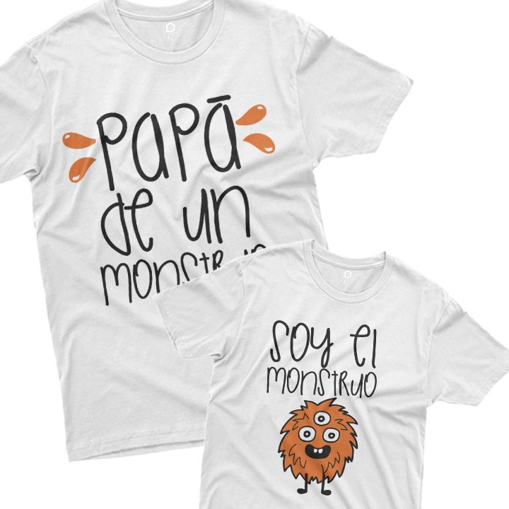 COMBO DE PLAYERAS DÍA DEL PADRE - PAPÁ - HIJO – PRINTEO