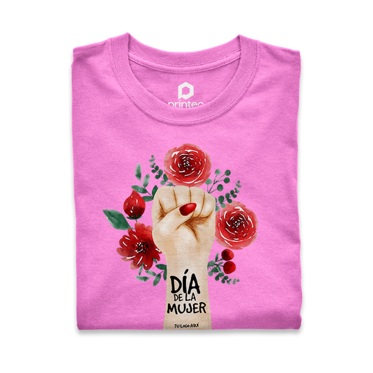 PLAYERA DE LA MUJER - MANO FUERTE –