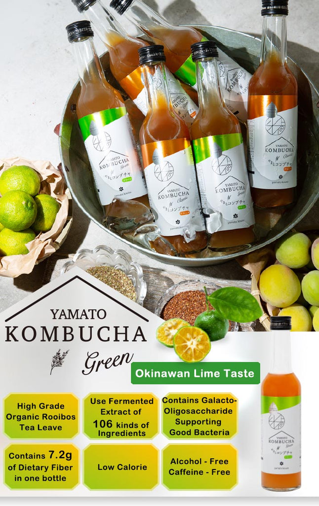YAMATO KOMBUCHA Green - Okinawan Lime Taste