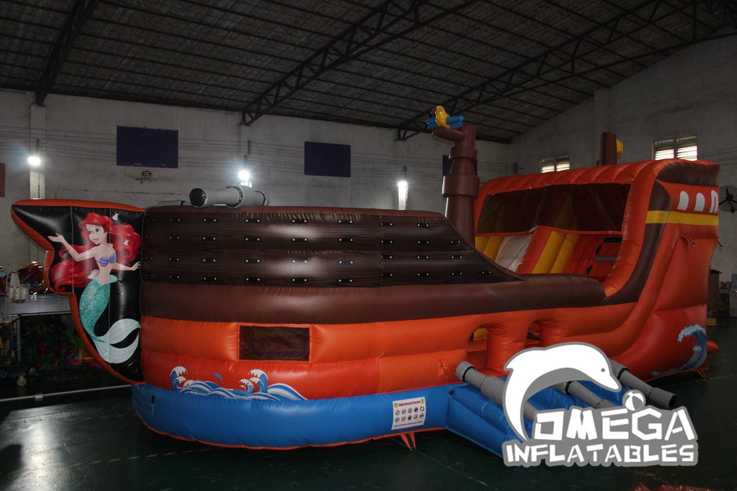 Inflatable Pirate Ship Slide