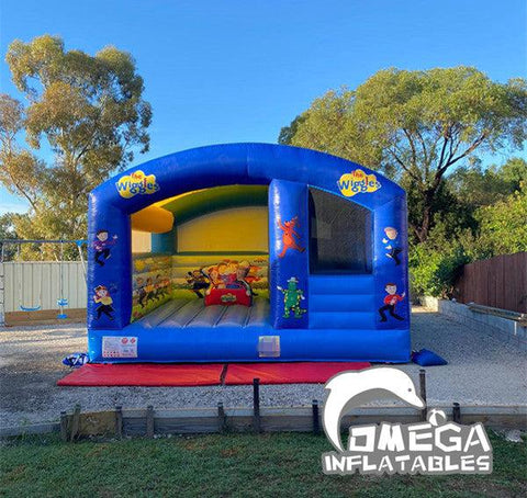 Wiggles Inflatable Jumping Castle with Slide