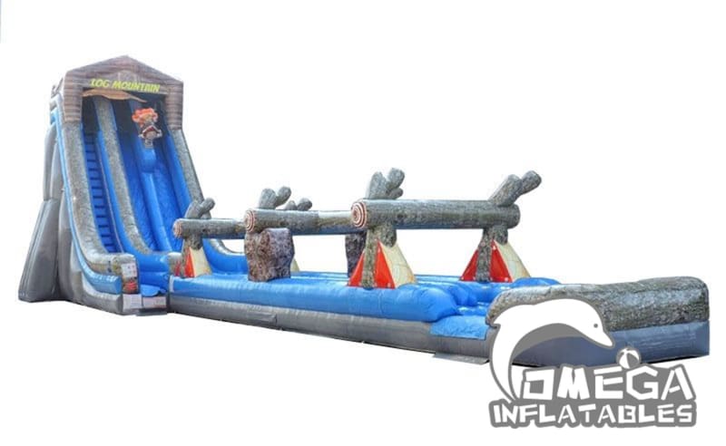 27ft Dual Lane Super Slide  Mr. Bounce Inflatable Rentals