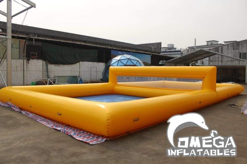 Commercial Inflatable Volleyball Pool/ Court - Omega Inflatables Factory