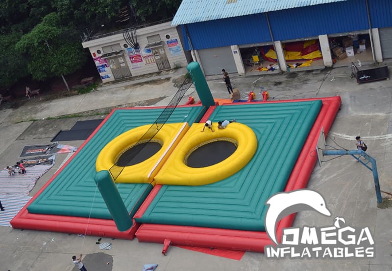 Inflatable volleyball #court #inflatablepools