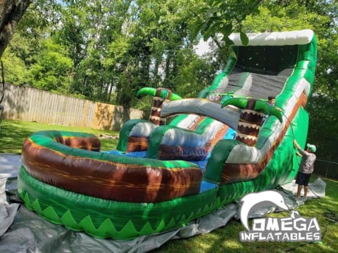 18FT Emerald Crush Tsunami Water Slide