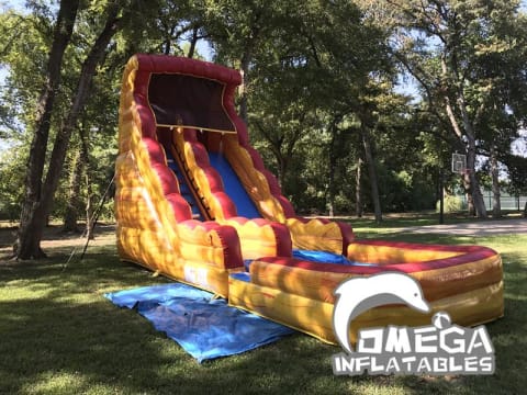 18FT Lava Falls Wet Dry Slide