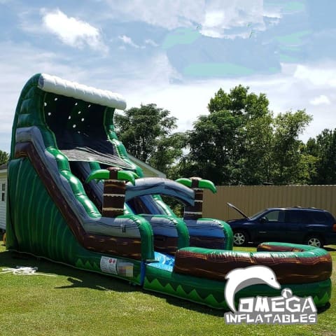 18FT Emerald Crush Tsunami Wet Dry Slide