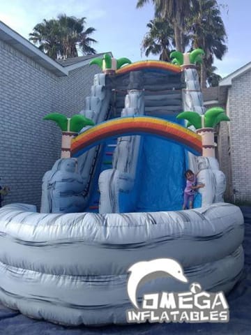 20FT Tropical Rainbow Water Slide