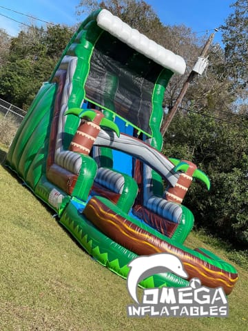 18FT Emerald Crush Tsunami Water Slide