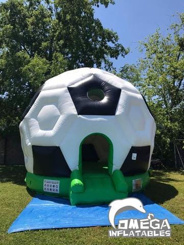 Soccer Shape Inflatable Bouncy Castle