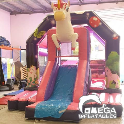 Unicorn Disco Bouncy Castle