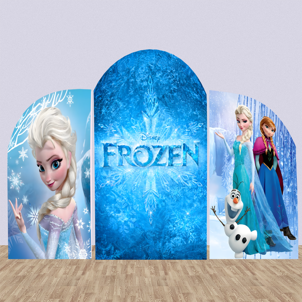 Frozen Photo Background Elsa Cover Theme Arch Background Double Side E –  dreamybackdrop