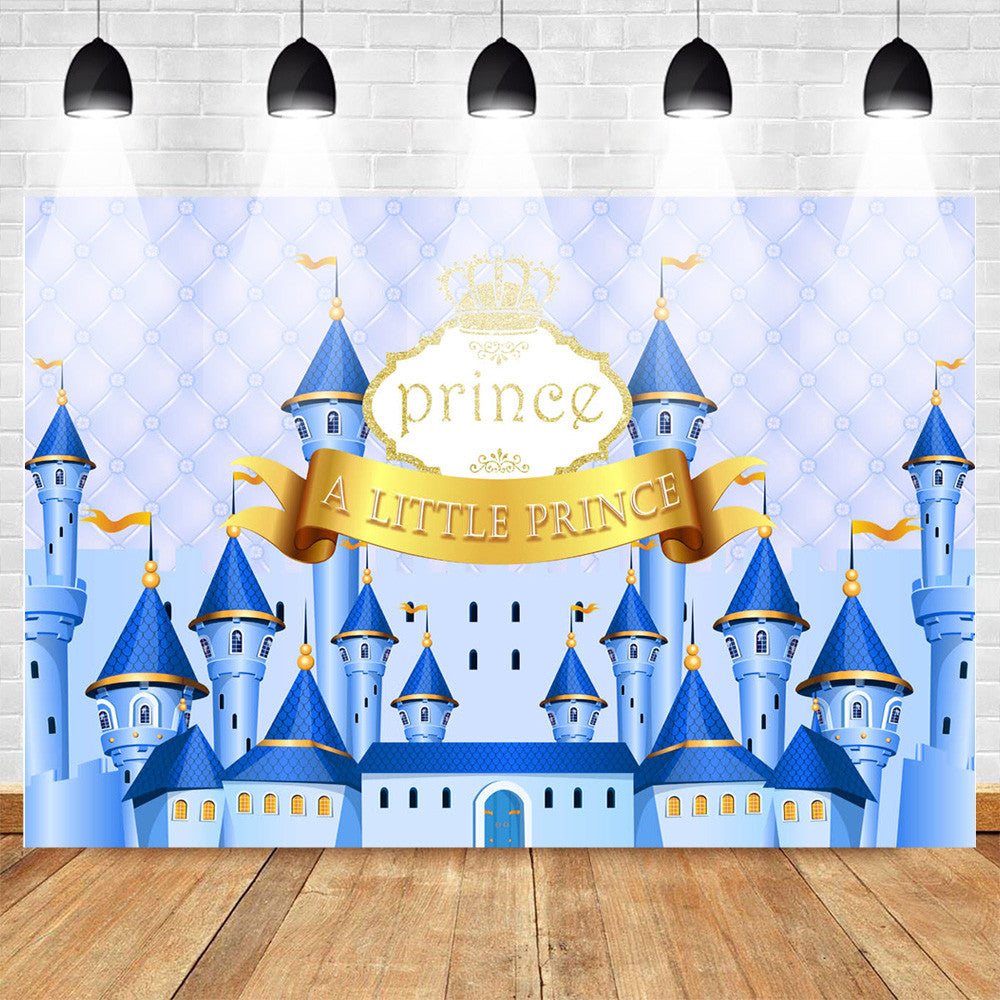 Cartoon Fantasy Castle Photographic Backdrop Newborn Little Prince Bir –  dreamybackdrop
