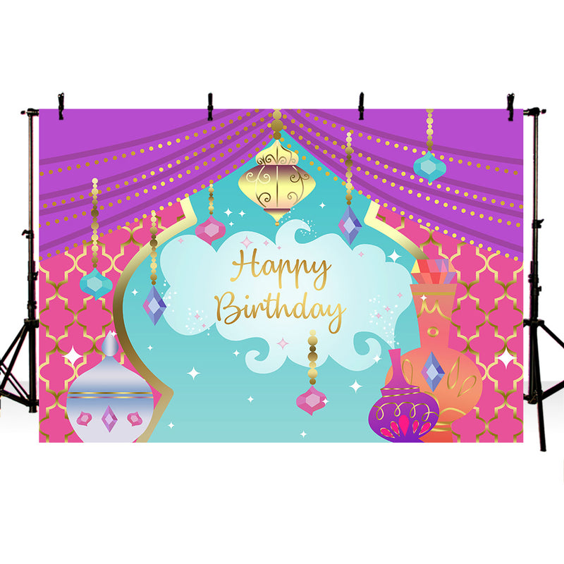 Children birthday Aladdin decorations Backdrop for photography Nights –  dreamybackdrop