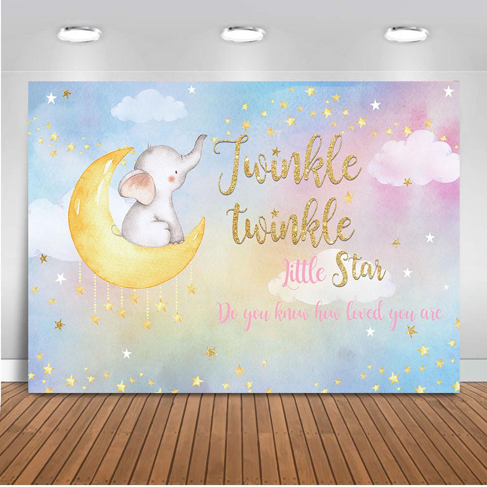 Twinkle Twinkle Little Star Backdrop for Picture Moon Baby Photo backg –  dreamybackdrop