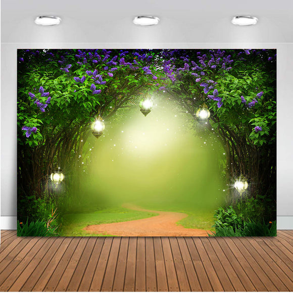 Wild Photo Backdrop Enchanted Forest 8ft Photo Booth Props Nature