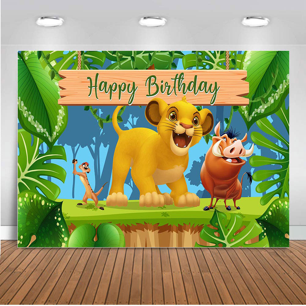 The Lion King Photography Backdrops Birthday Custom Photo Background C –  dreamybackdrop