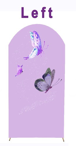 Customize Size Name Purple Photo Background Cover Arch Theme Backgroun –  dreamybackdrop
