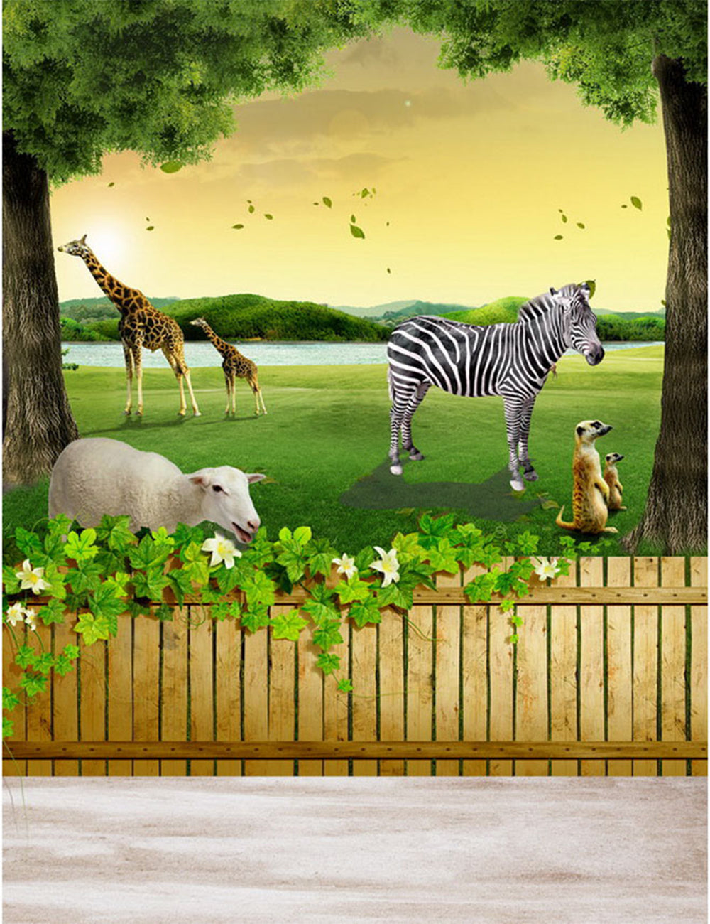 animals zoo photo booth props giraffe photography backdrops zebra background  for photographer animals photo backdrops – dreamybackdrop