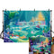 Under Sea Bed Photography Backdrop Corals Ariel Princess Little Mermaid Baby Birthday Party Decorations Banner Photo background