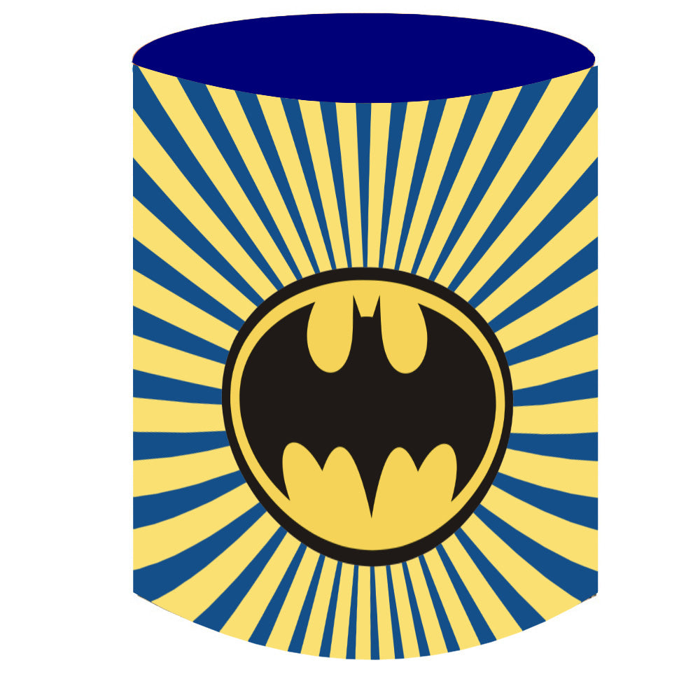 Batman Round Backdrop for Picture Boys Birthday Party Decor Circle Cak –  dreamybackdrop