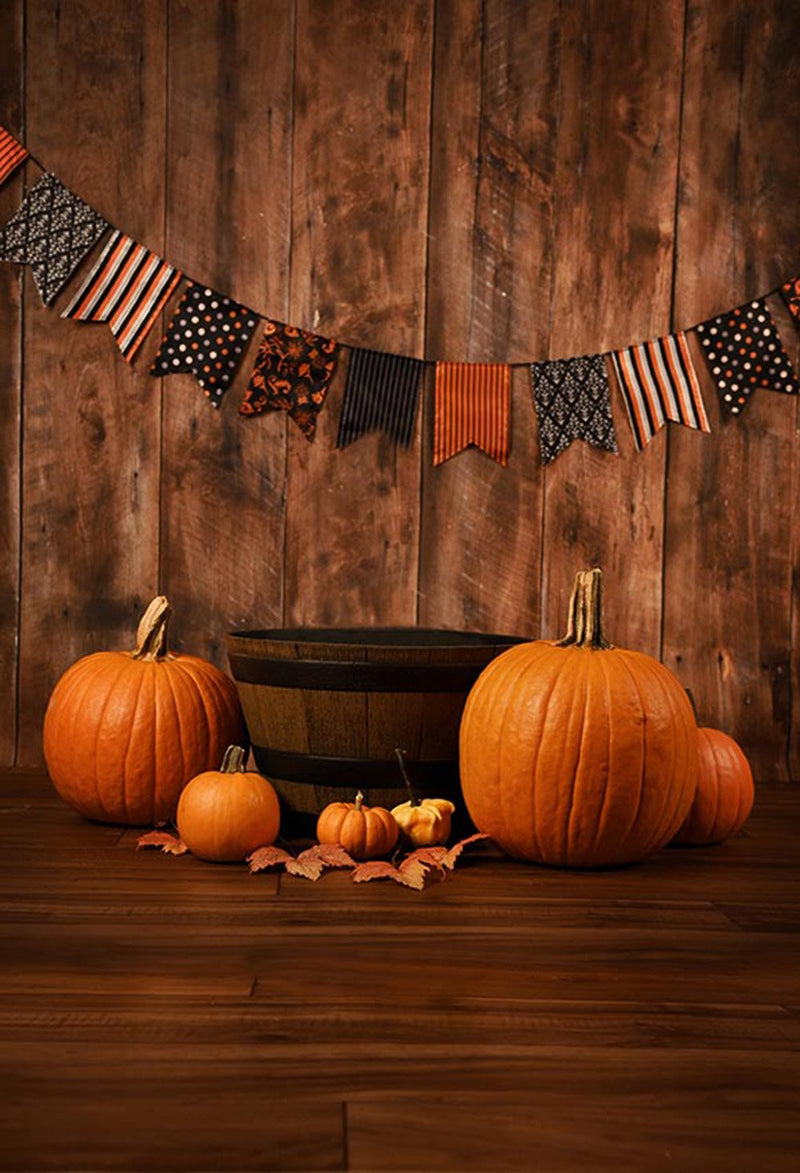 halloween theme photo booth backdrop wood floor 6x8 backdrop for picture  Pumpkin Lantern photography background for kids photo props scary –  dreamybackdrop