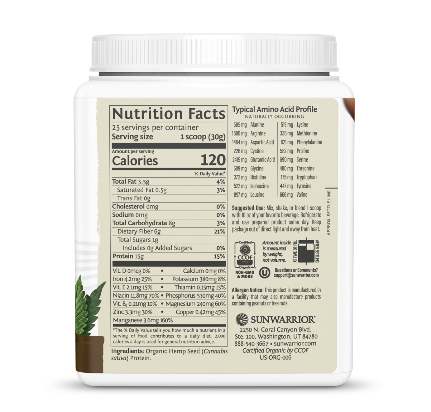 NUTRITION FACTS & INGREDIENTS